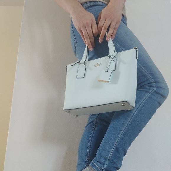 KATE SPADE Cameron Street Small Lucie Leather Shoulder Bag island waters - Picture 16 of 16